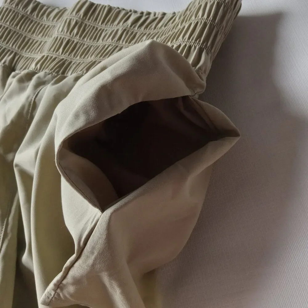 Nike One Neutral Olive Dri-Fit Ultra High Waisted 3